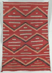 Eyedazzler Style Rug, ca. 1890-1900.