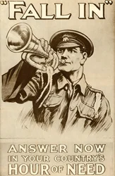 Fall In: Answer Now in Your Lands Hour of Need, 1915, 1935.