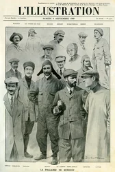 Berömda flygare, omslag till LIllustration, 4 september 1909