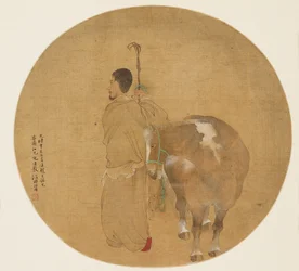 Fläktmålning - Häst och Brudgum, 1800-talet 1801-1900