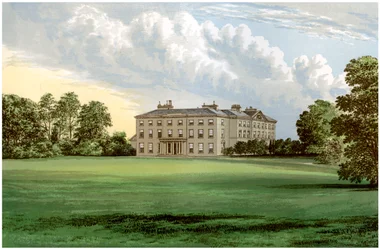 Farnham Lodge, County Cavan, Irland, hem för Lord Farnham, c1880