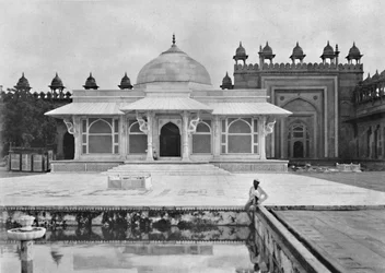 Fatehpur Sikri. Sheik Salem Christis grav, c1910.