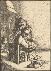 Fadern matar sitt barn, 1610-85.