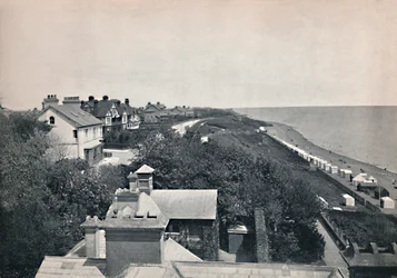 Felixstowe - Från Bath Hotel, 1895