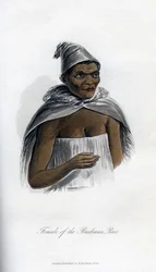 Kvinna av Bushman Race, 1848