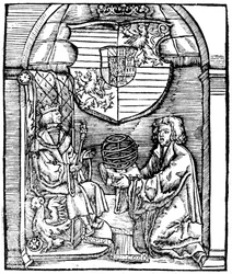 Ferdinand I, den helige romerske kejsaren, och Johann Vogelin, Wien, 1529