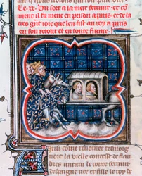 Fernando av Portugal tillfångatagen, c1212, 1375-1379