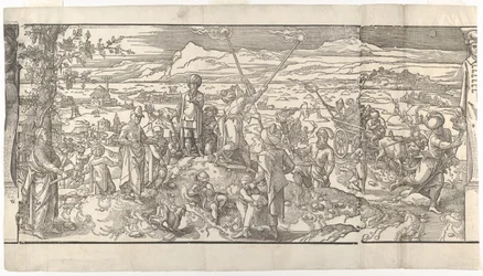 Festival of the New Moon från frisen Ces Moeurs et fachons de faire de Turcz Customs ..., 1553.