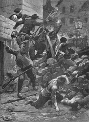 Strid vid barrikaderna i Paris, 1848 1906