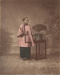 Flicka från Shanghai, 1870-talet.