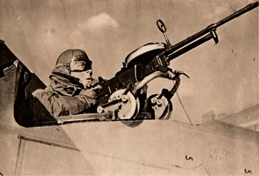 Skjutövning vid Drogue Towed Target, 1940