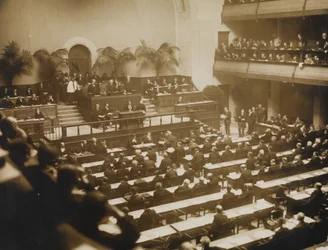 Nationernas förbunds första möte, 15 november 1920 i Genève, 1920.