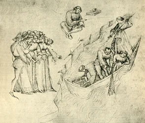 Fiskare, mitten av 1400-talet, 1943.