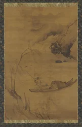 Fiske med skarvar, Mingdynastin, 1500-talet.