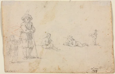 Femfigursstudier, 1600-tal.