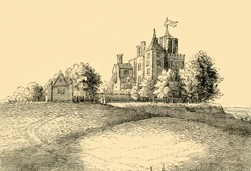 Flamsteed House från Hollars Long View, c1878.