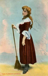 Florence Jackson, brittisk skådespelerska, c1908