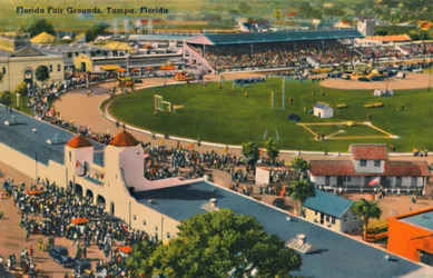 Florida Fairgrounds, Tampa, Florida, c1940-talet
