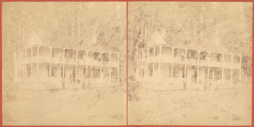 Flume House, Santa Cruz Mountains, 1860-talet.