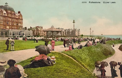 Folkestone. Upper Lees, sent 1800-tidigt 1900-tal