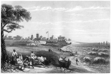 Fort George, Madras, Indien, c1860