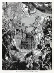 Francis Drake adlad av Elizabeth, 1882
