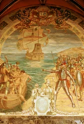Francisco Pizarro c1478-1541, spansk conquistador