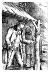 Franklins drakeexperiment, c1752, 1869