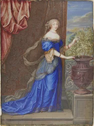 Françoise-Athénaïs de Rochechouart, Marquise de Montespan 1640-1707, ca 1667.