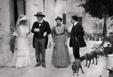 Frederic Mistral, fransk författare, 1906