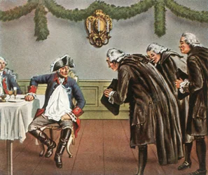 Fredrik den store och männen från Greiffenberg, 1784, 1936.