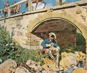 Fredrik den store undviker fångst, 1745, 1936.