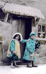 Franskt vykort, c1900