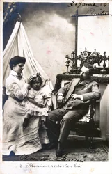 Franskt vykort, c1900
