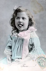 Franskt vykort, c1900