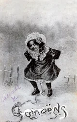 Franskt vykort, c1900