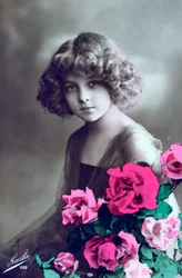 Franskt vykort, c1900
