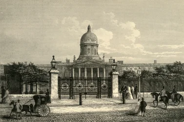Framifrån av Betlehems sjukhus, c1876.