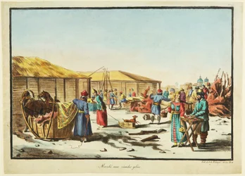 Frozen Meats Market, ca 1814