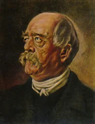 Prins Bismarck 1815-1898. järnkanslerns målning av P. Krom, 1934.