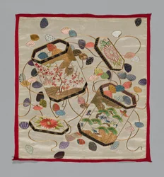 Fukusa technique ft powder ver, Japan, Edo Perio d 1615-1868, 17751800.