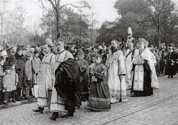 Begravning av tsarina Maria Feodorovna av Ryssland, Roskilde, Danmark, 19 oktober 1928