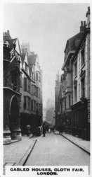 Gabled houses, Cloth Fair, London, c1920-talet