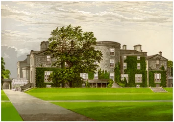 Galloway House, Wigtownshire, Skottland, hem för Earl of Galloway, c1880
