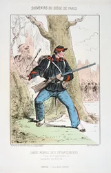 Avdelningarnas mobila garde, belägringen av Paris, 1870-1871