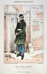 Stillasittande nationalgarde, belägring av Paris, 1870-1871
