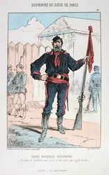Stillasittande nationalgarde, belägring av Paris, 1870-1871