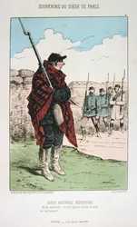 Guard National Sedentaire, belägring av Paris, 1870-1871