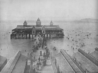 Garfield Beach, Great Salt Lake, c1897.
