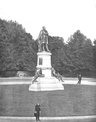 Garfield-statyn, Washington DC, USA, c1900.